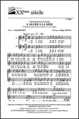 Aller a la mer SA choral sheet music cover